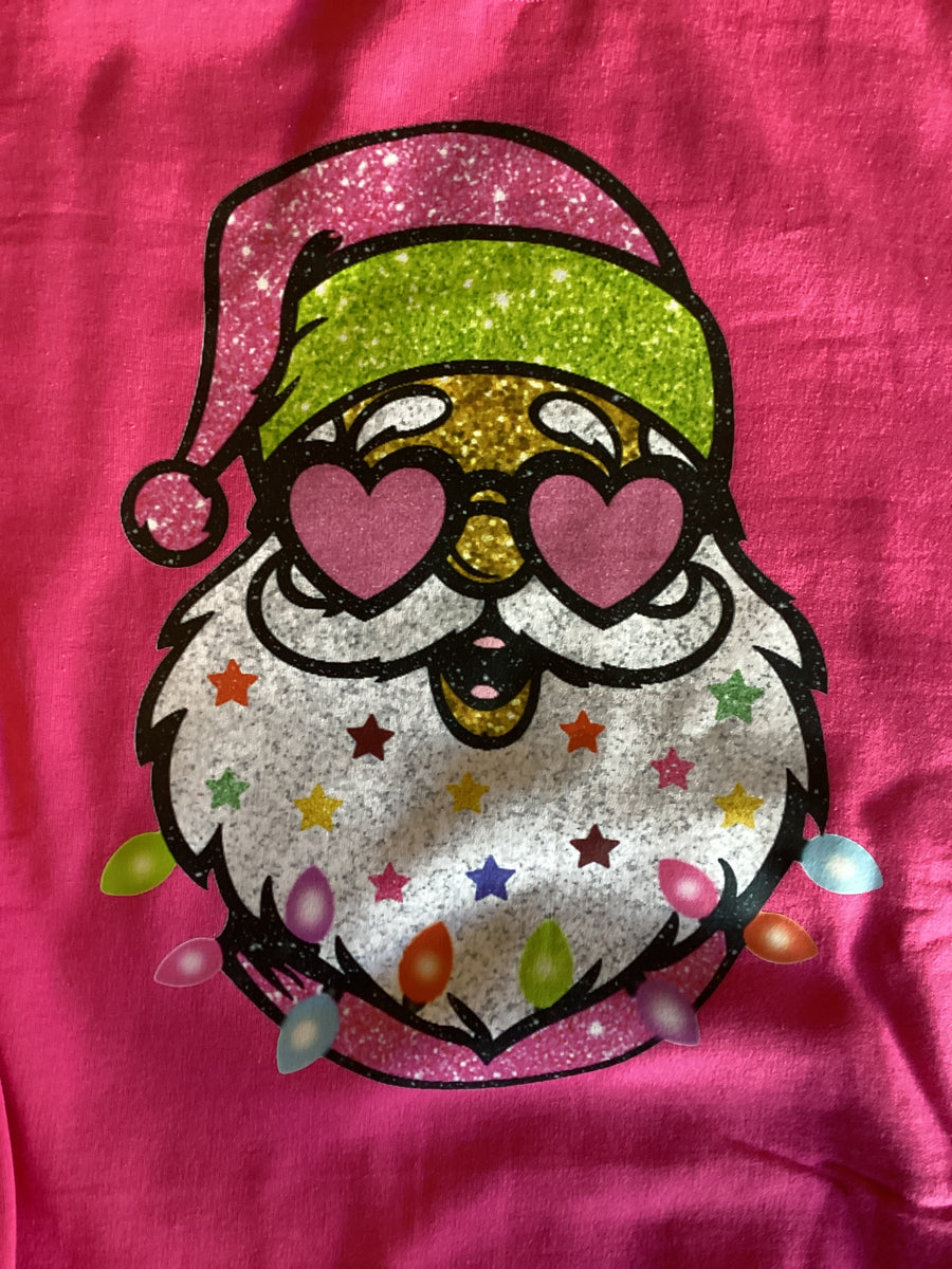 Pink Santa Sweatshirt