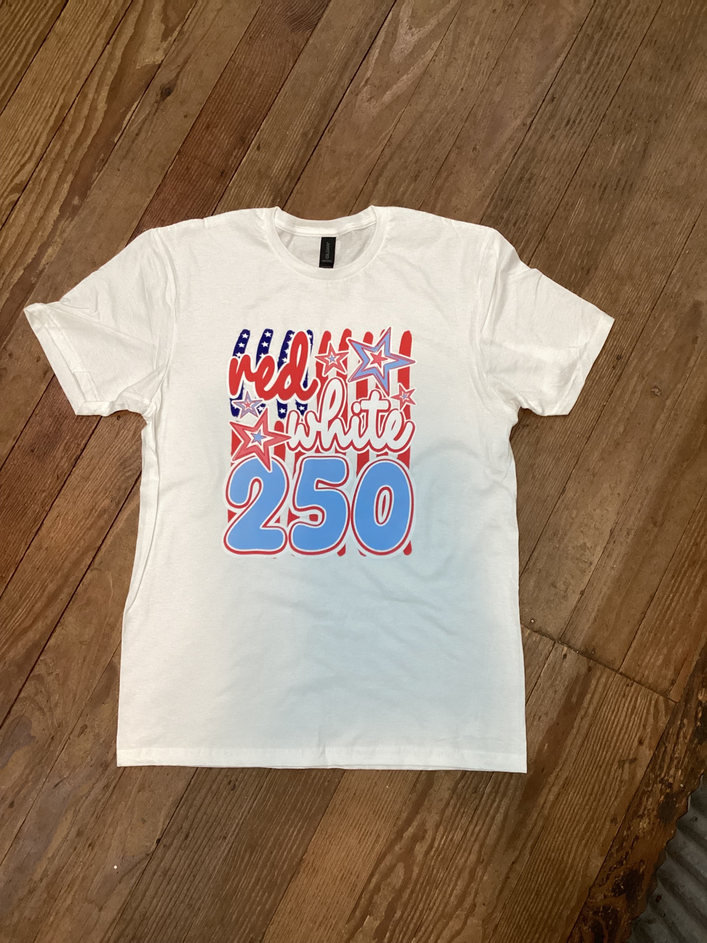 Red White 250 Tee