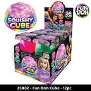 Fun Doh Squish & Squeeze Sparkle Cube Fidget T