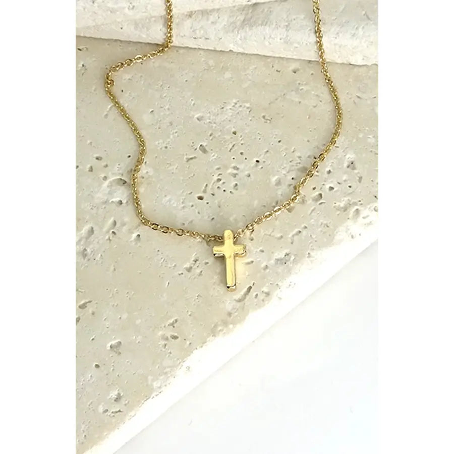 Classic Mini Cross Necklace