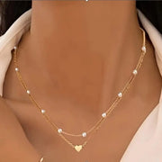 18K Stainless Steel Tarnish Free Layered Necklace