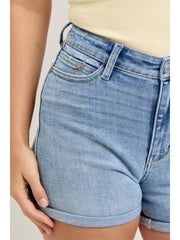 Judy Blue Rolled Hem Shorts