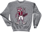 Wolves Mascot Football Player