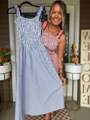Coastal Striped Maxi