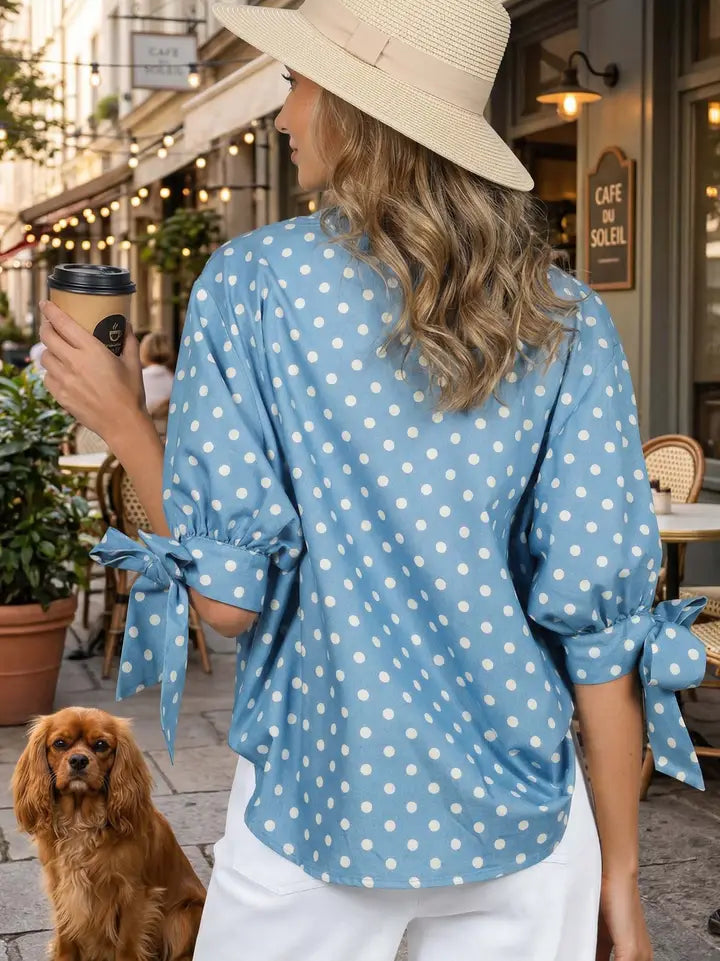 HAVEN POLKA DOT BLOUSE