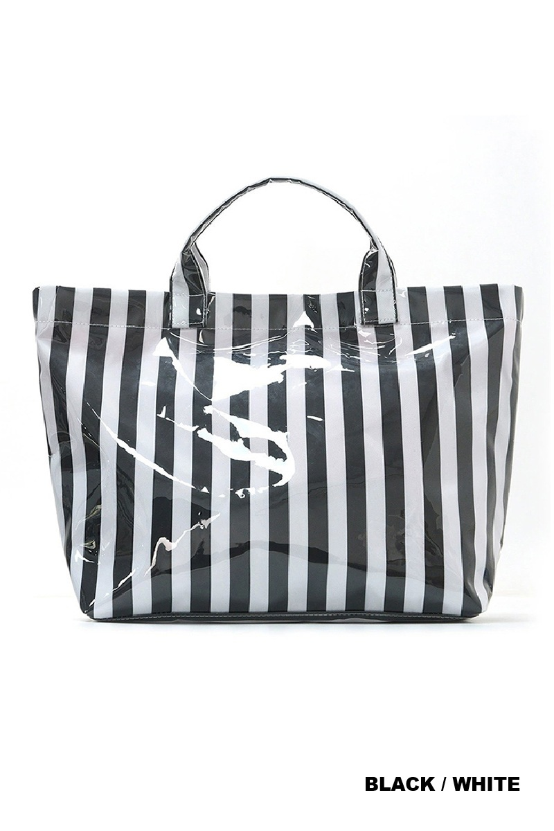 STRIPED TOTE BAG