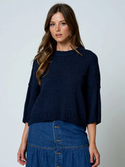 KORTNEY CROPPED SLEEVE TOP