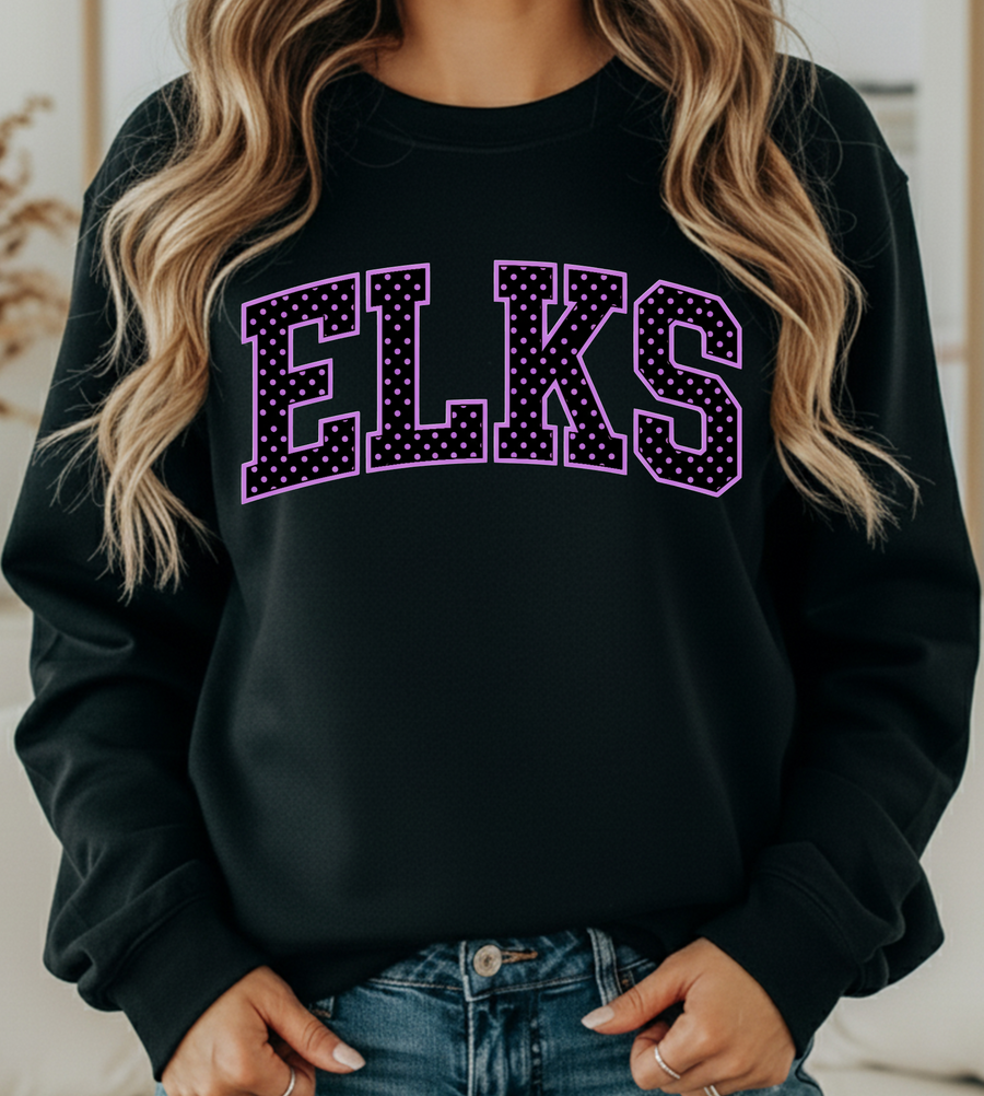 ELKS POLKA DOT TEE/SWEATSHIRT