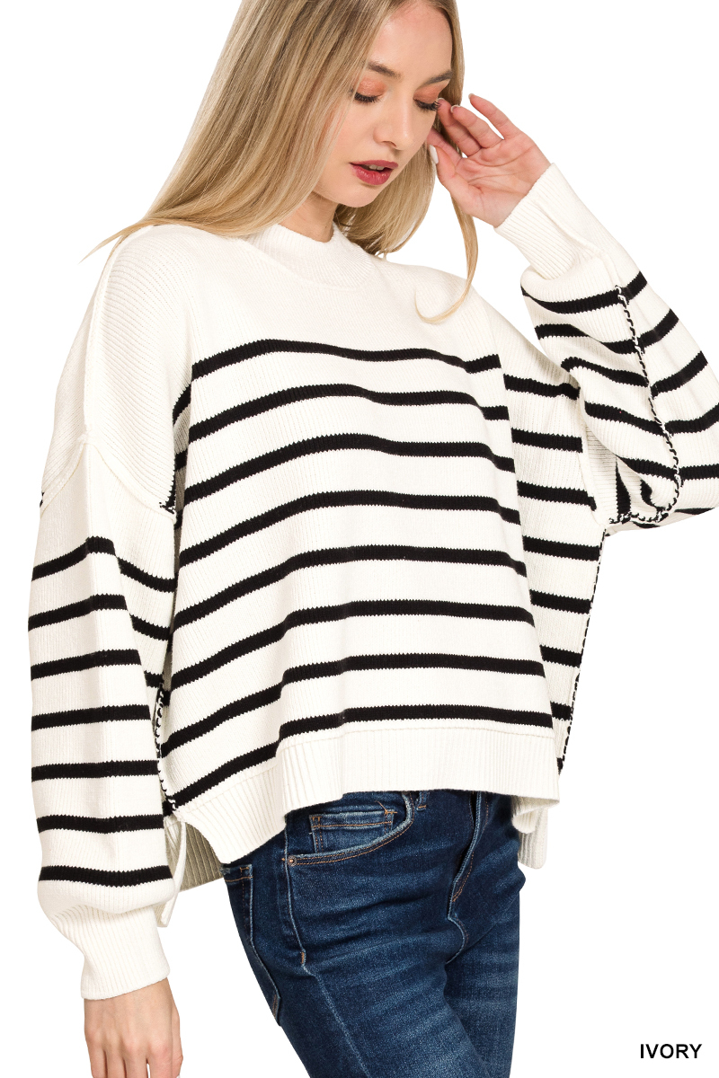 MARGO STRIPED SWEATER