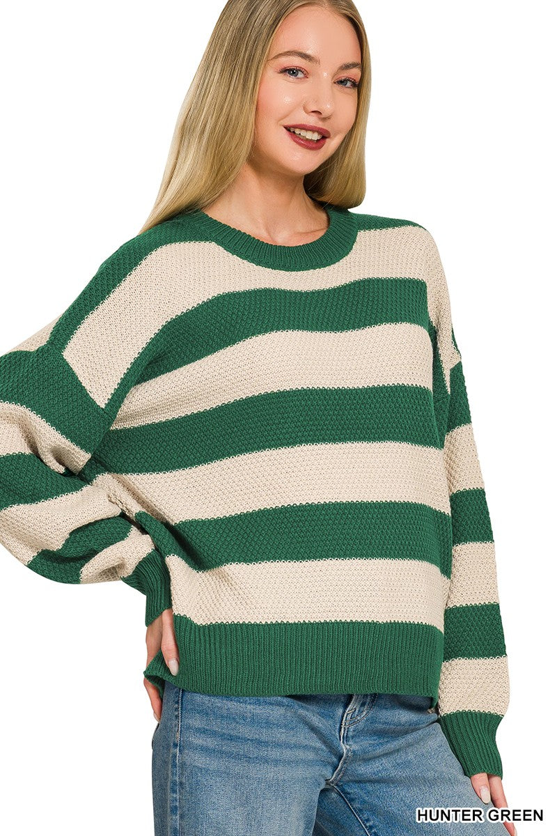 HUNTER STRIPED SWEATER