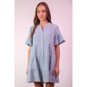 Mineral Washed Bell Sleeve Dress