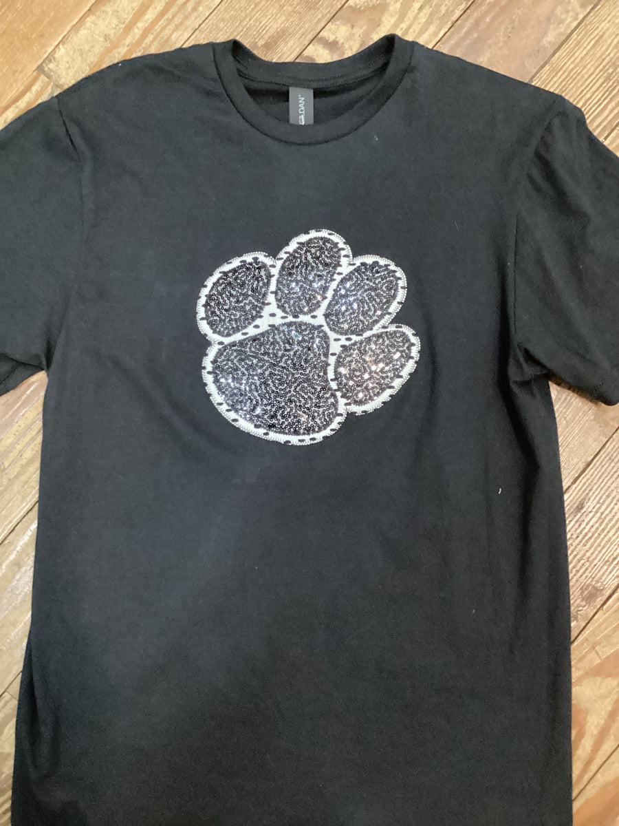 Sequin Pawprint Tee