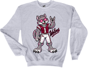 Wolves Mascot Football Player