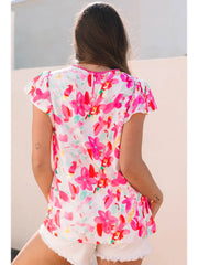 FLORAL FLUTTER SLEEVE