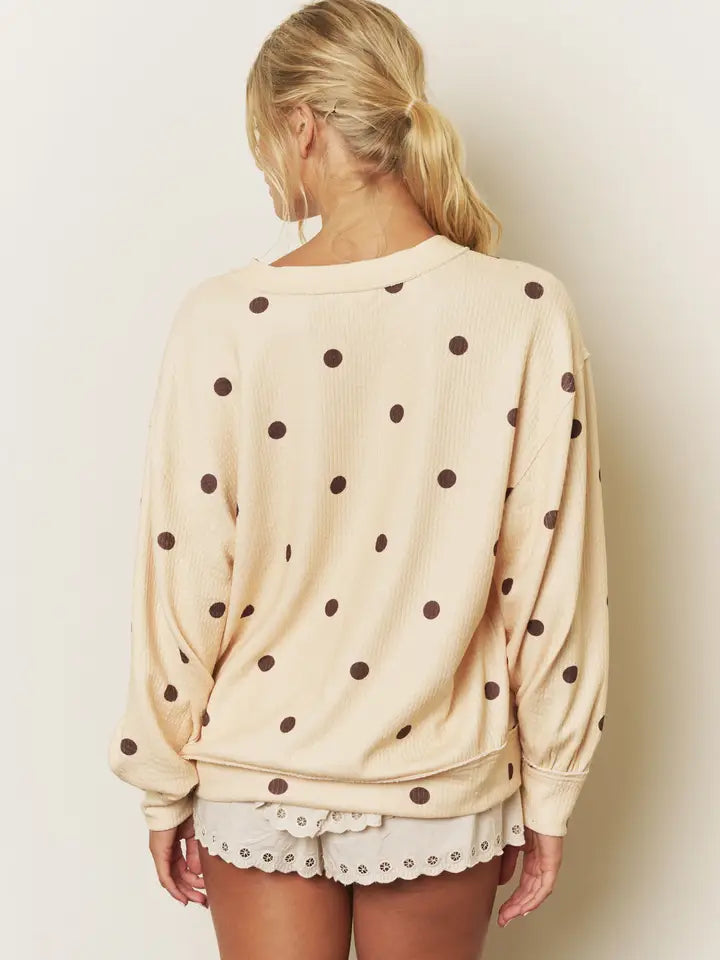 POLLY POLKA DOT TOP