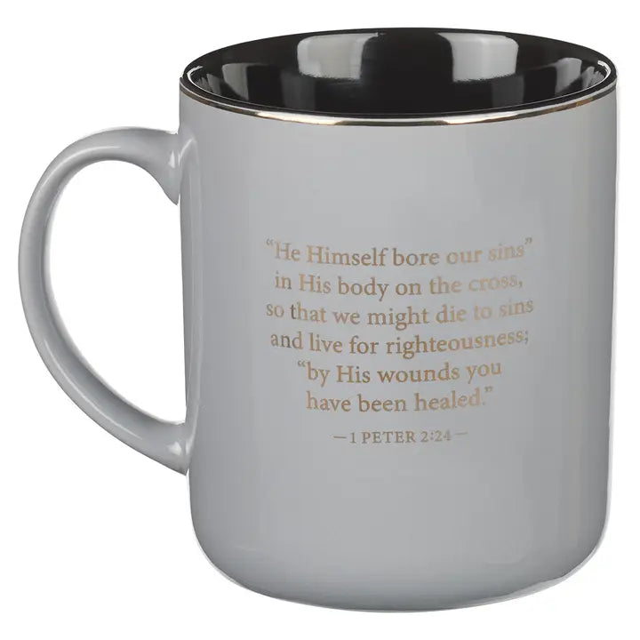 Metal Cross Mug