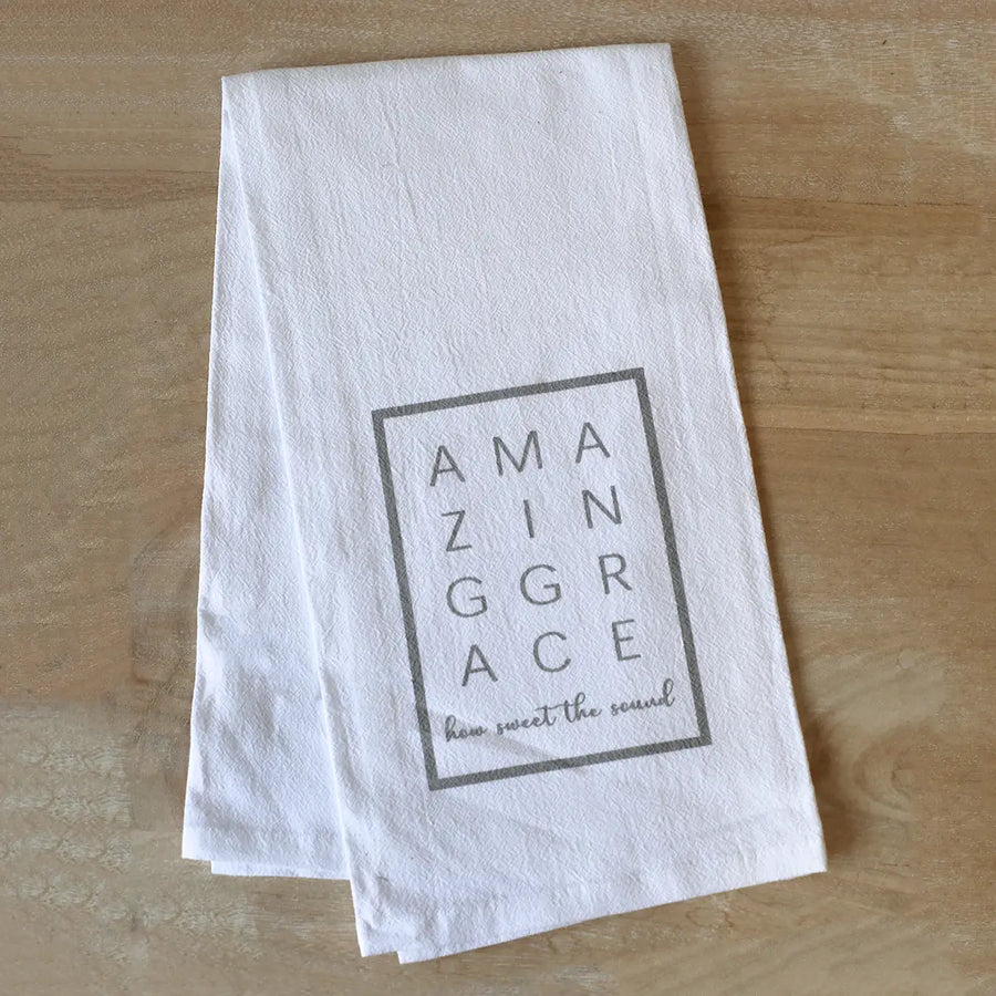 Amazing Grace Flour Sack Hand Towel
