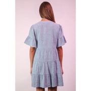 Mineral Washed Bell Sleeve Dress