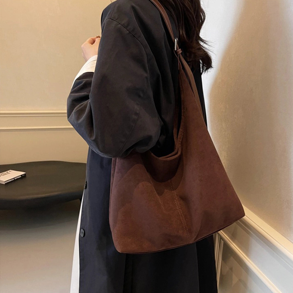 SIMPLY SUEDE TOTE BAG