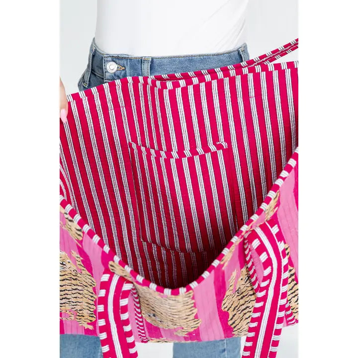 Tiger Handmade Reversible Tote Bag