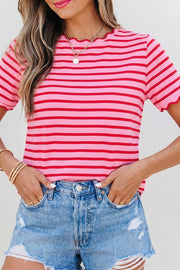 SALLY SCALLOPED TOP