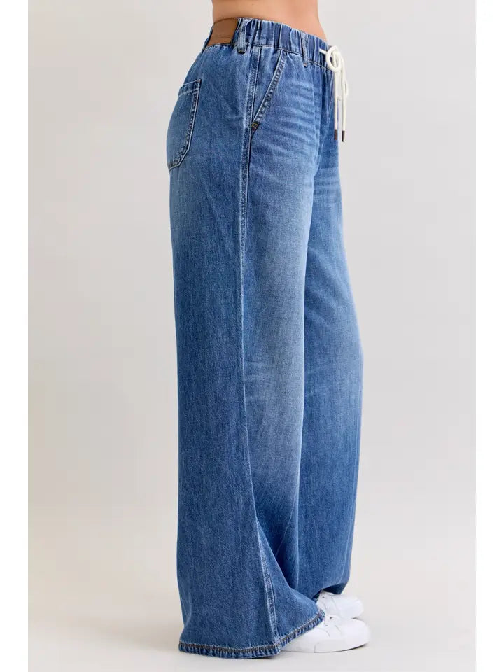 Judy Blue - Palazzo Featherweight Rigid