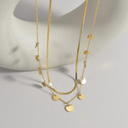 Disc Layer Necklace