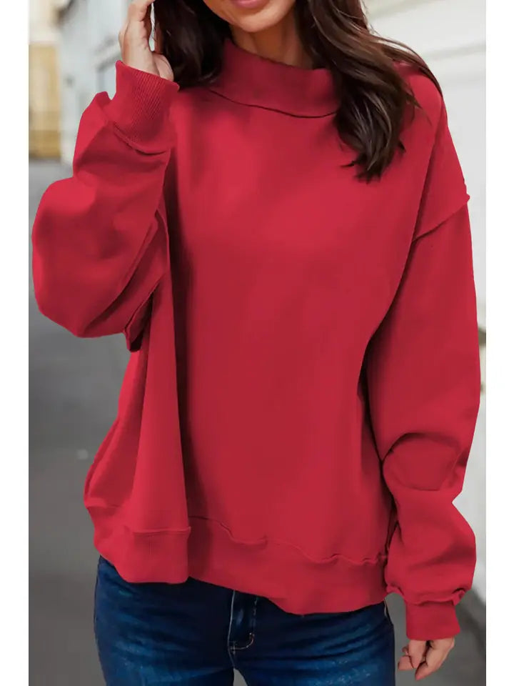 Mock Neck Sweatshirts