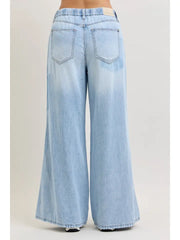 Judy Blue - Featherweight Palazzo Shadow Light