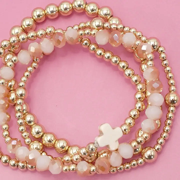 BOHO Cross Beaded Bracelet