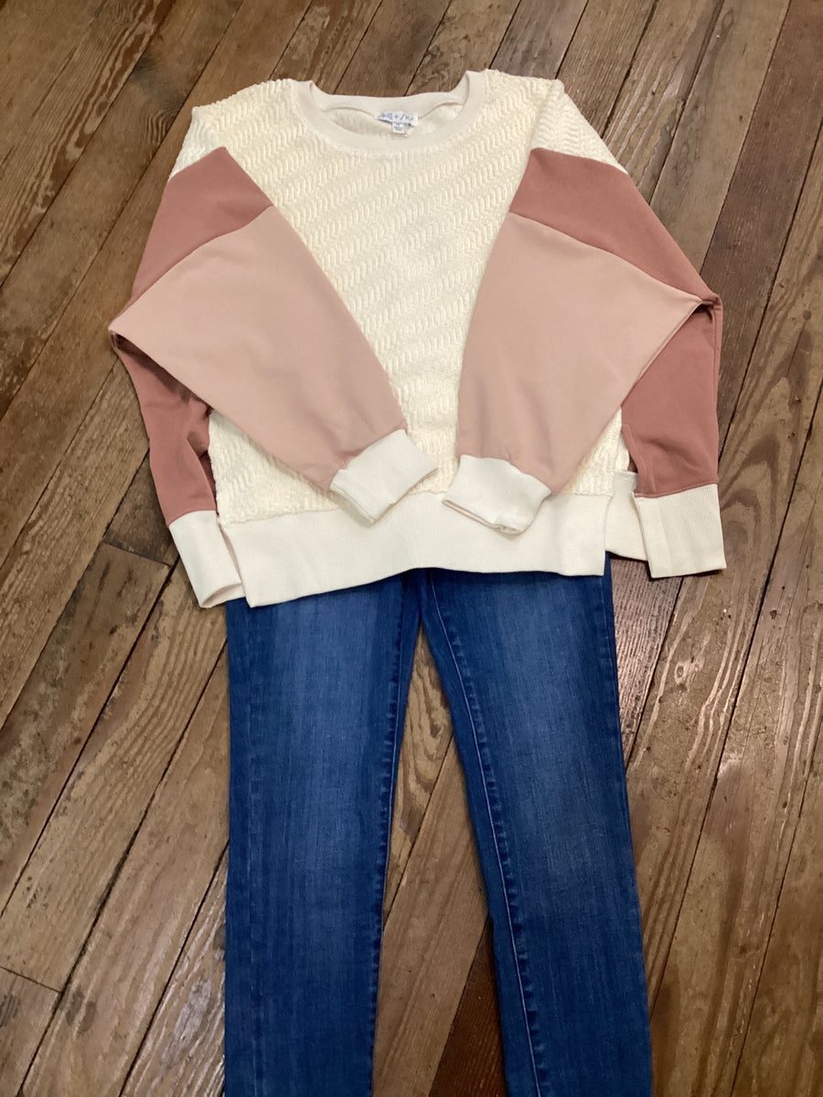 Tri Color Sweater