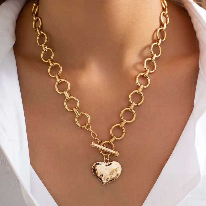Heart Toggle Necklace