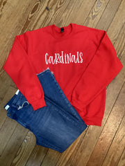 Cardinal Embroidered Sweatshirt
