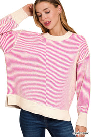 TINA TWO TONE SWEATER