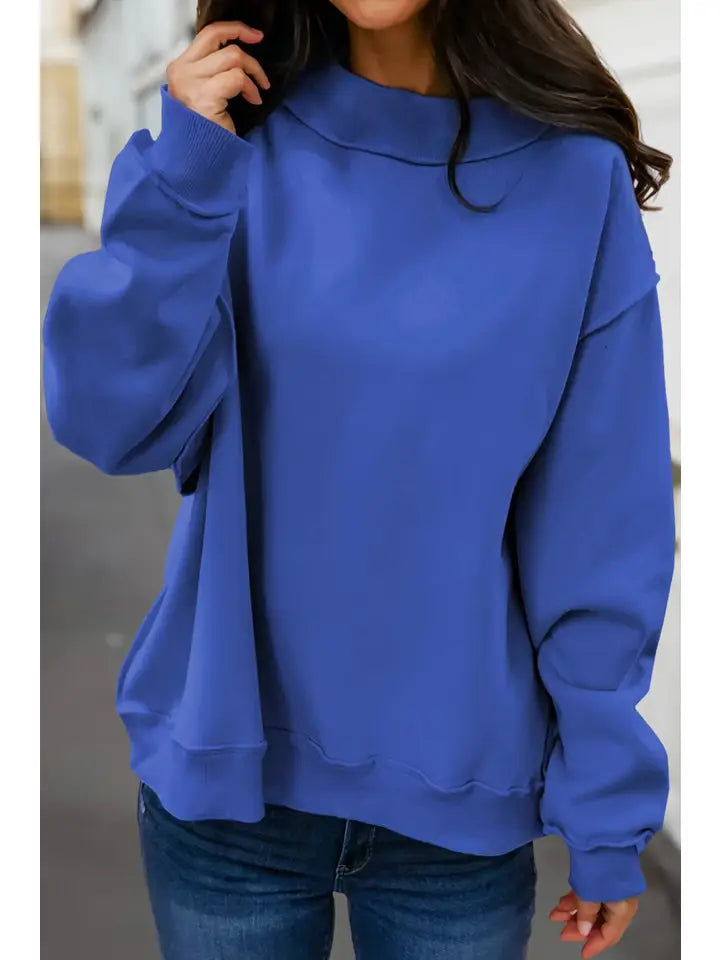 Mock Neck Sweatshirts