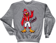 Cardinal Mascot Football Player