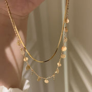 Disc Layer Necklace