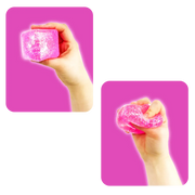 Fun Doh Squish & Squeeze Sparkle Cube Fidget T