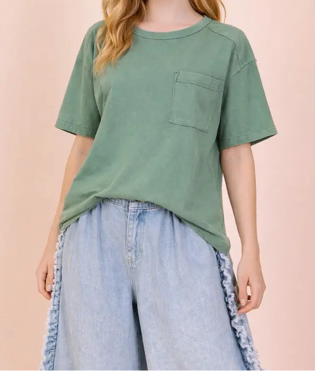 MILLIE MINERAL WASH TEE