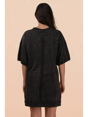 Mineral Washed French Terry Dress