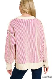 TINA TWO TONE SWEATER