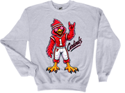 Cardinal Mascot Football Player