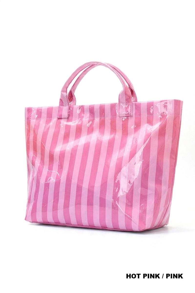 STRIPED TOTE BAG