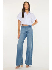 High Rise Wide Leg Jeans