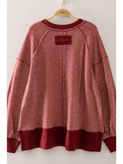 Vintage Burgundy Sweater