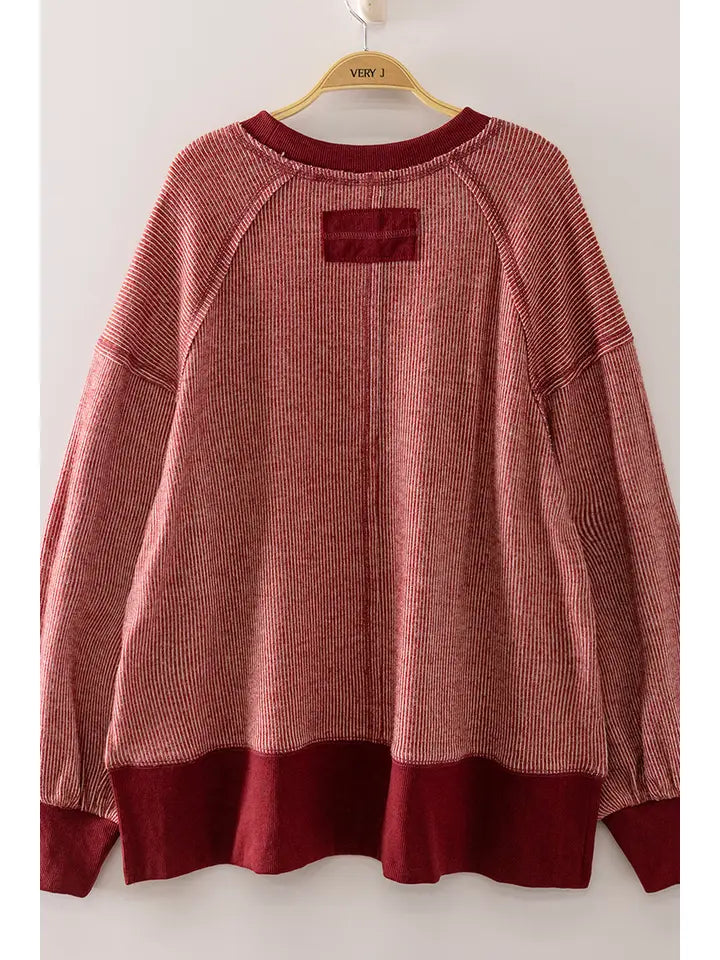 Vintage Burgundy Sweater