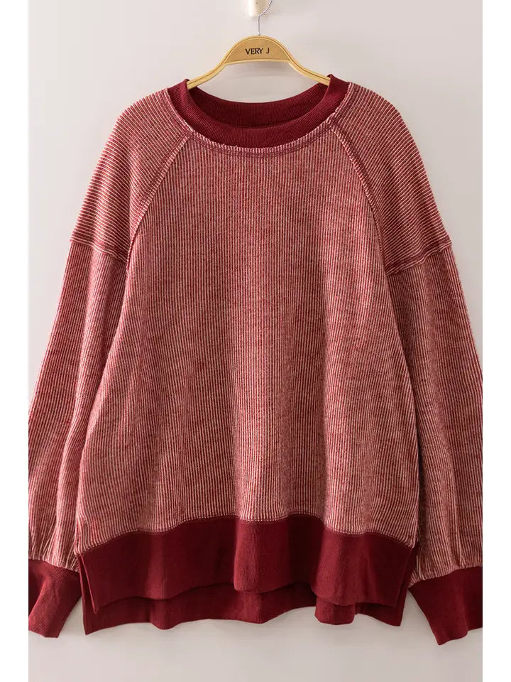 Vintage Burgundy Sweater