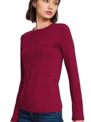 Long Sleeve Round Neck Tee