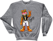 Tiger Mascot Football Player