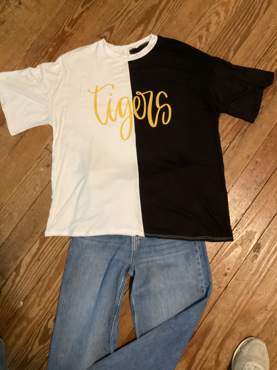 Color Block Tiger Shirt